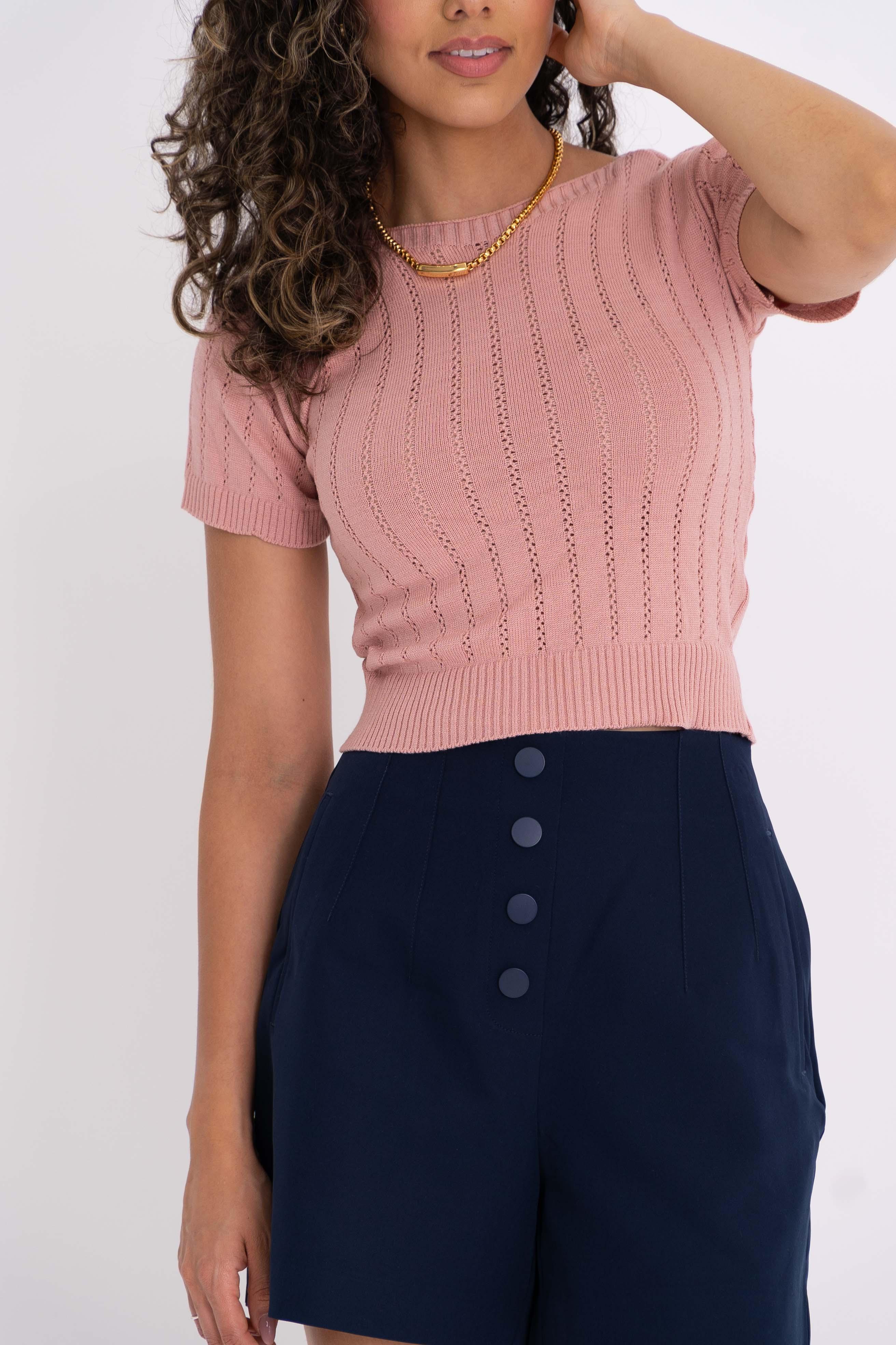 T-Shirt Modal Pontinhos