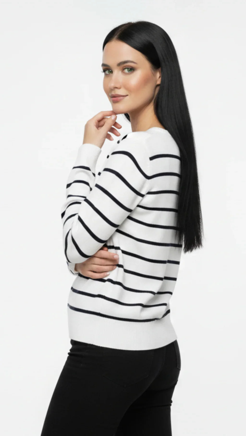 Blusinha Listrada de Modal