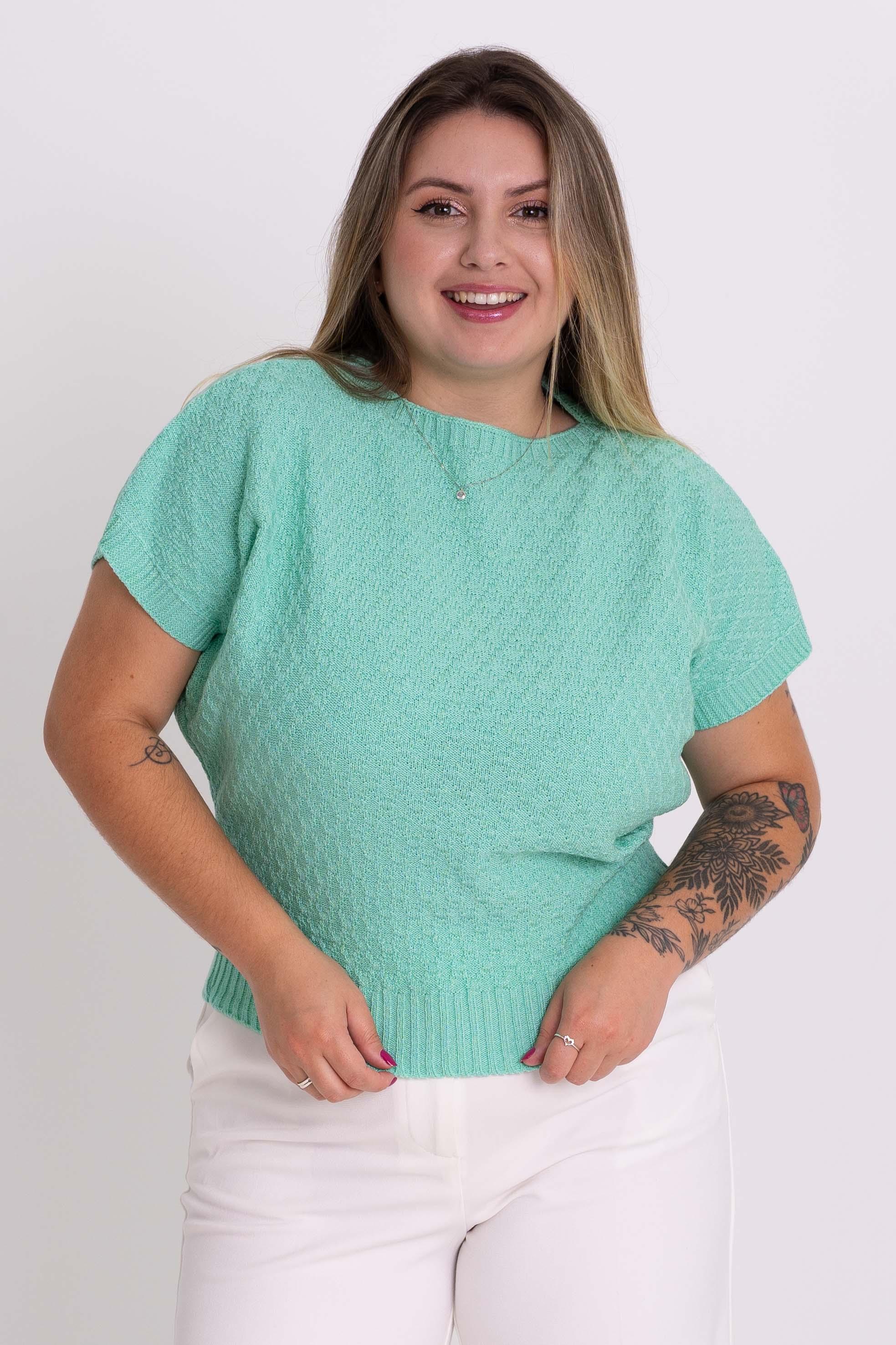 Blusinha Morcego Modal Trabalhada