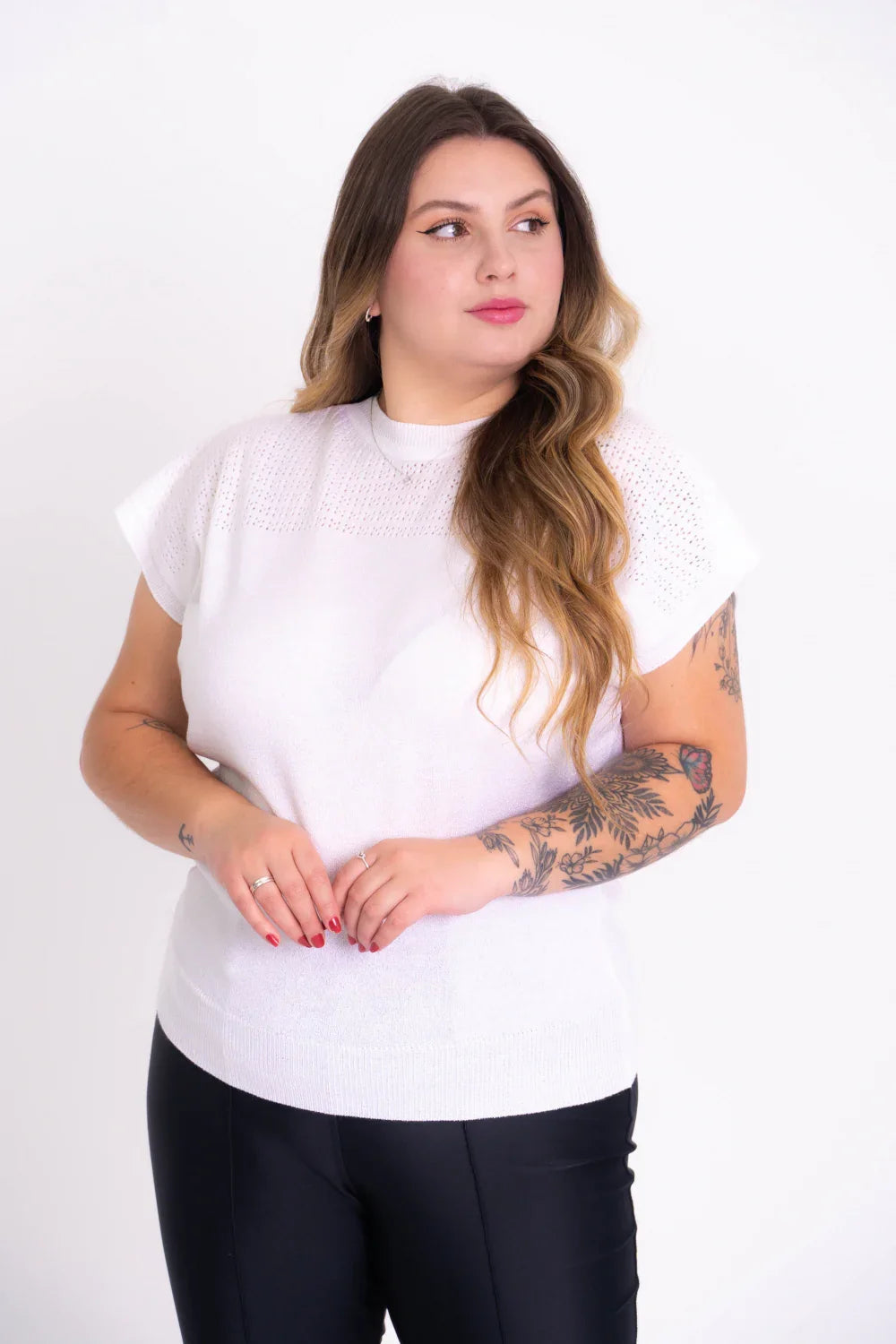 Blusinha Morcego Vazadinha