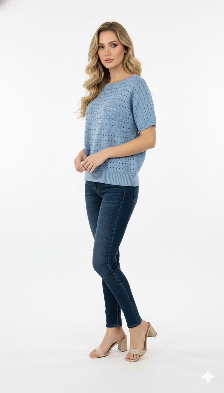 Tshirt Vazadinha de Modal