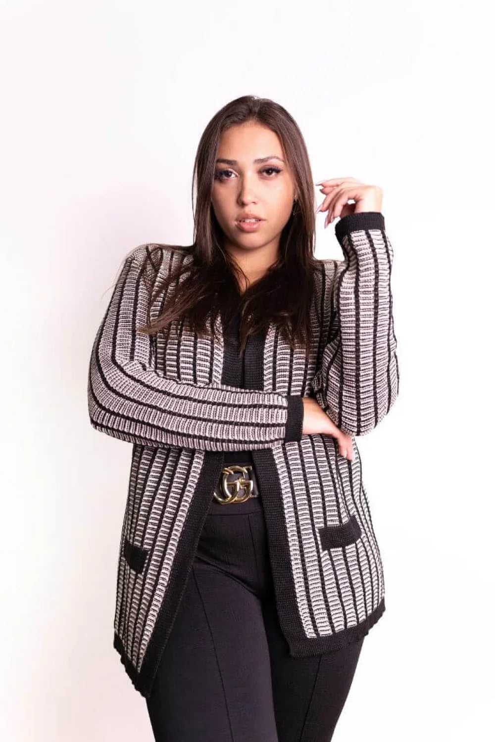 Casaco Detalhado Tijolinho