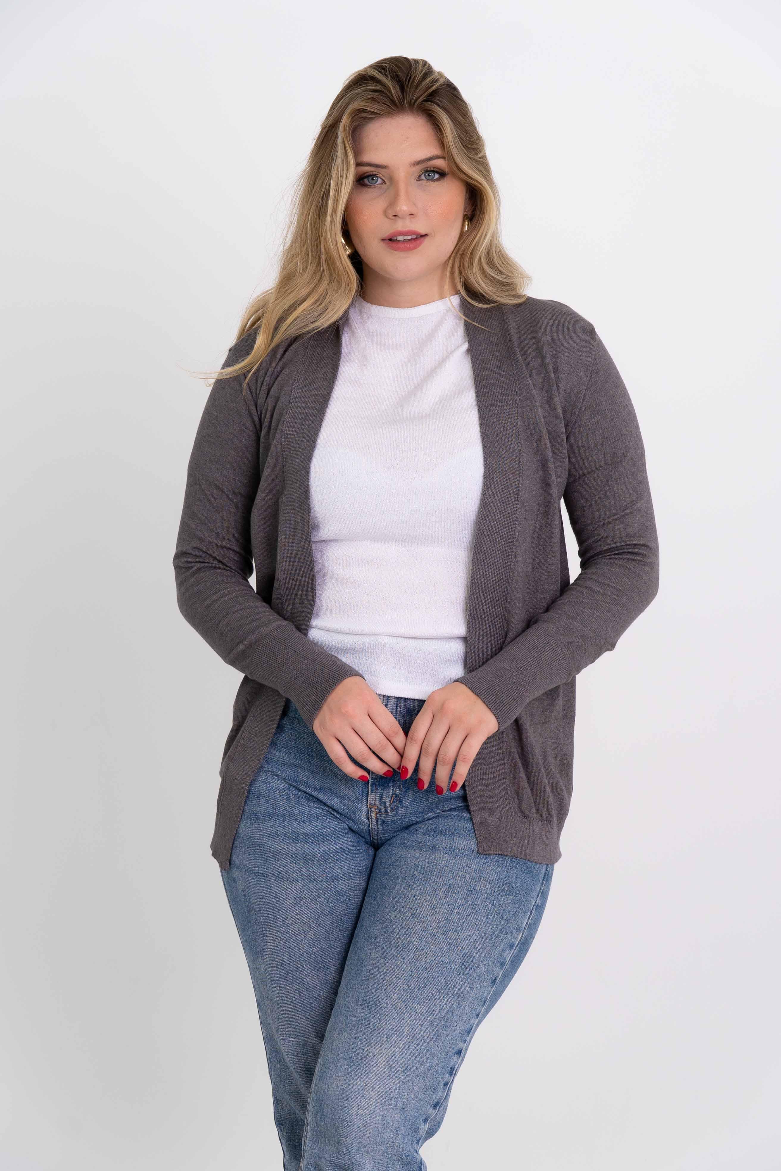 Cardigan Modal Básico