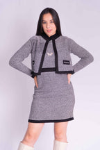 Conjunto Vestido E Casaquinho