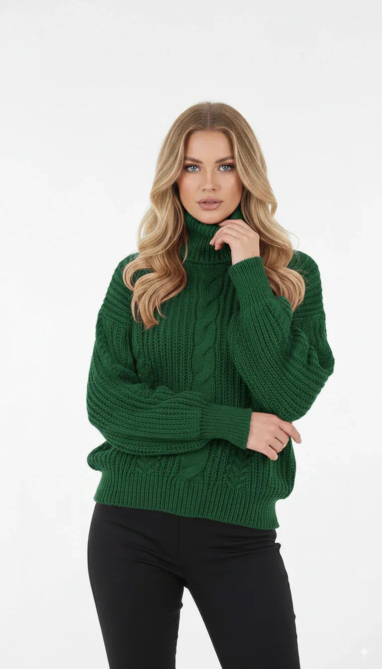 Blusão de Lã Trançado