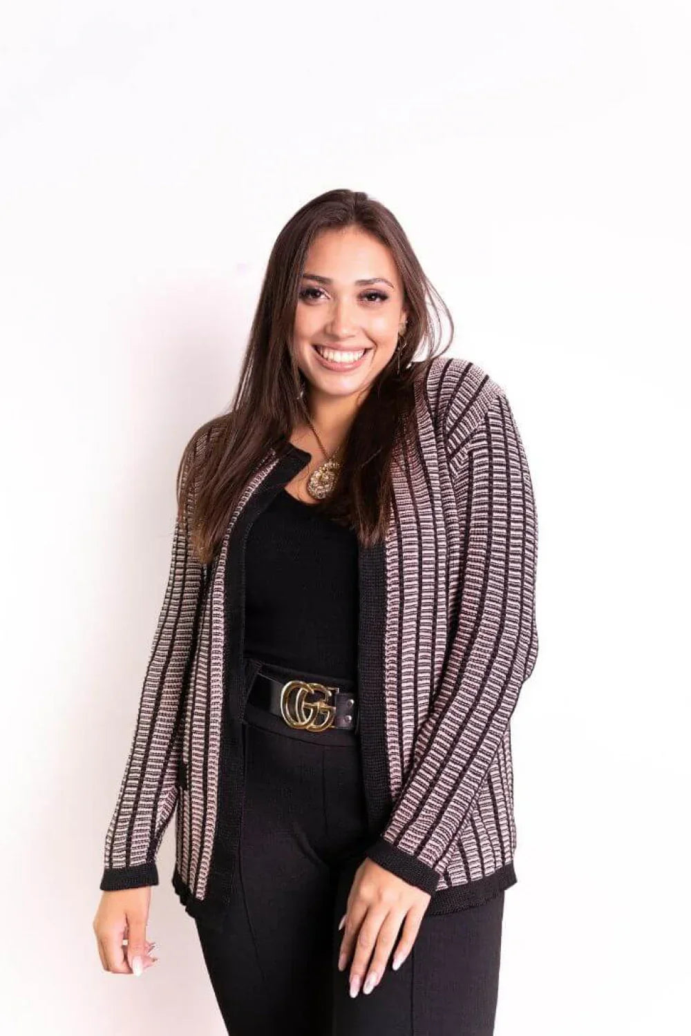 Casaco Detalhado Tijolinho