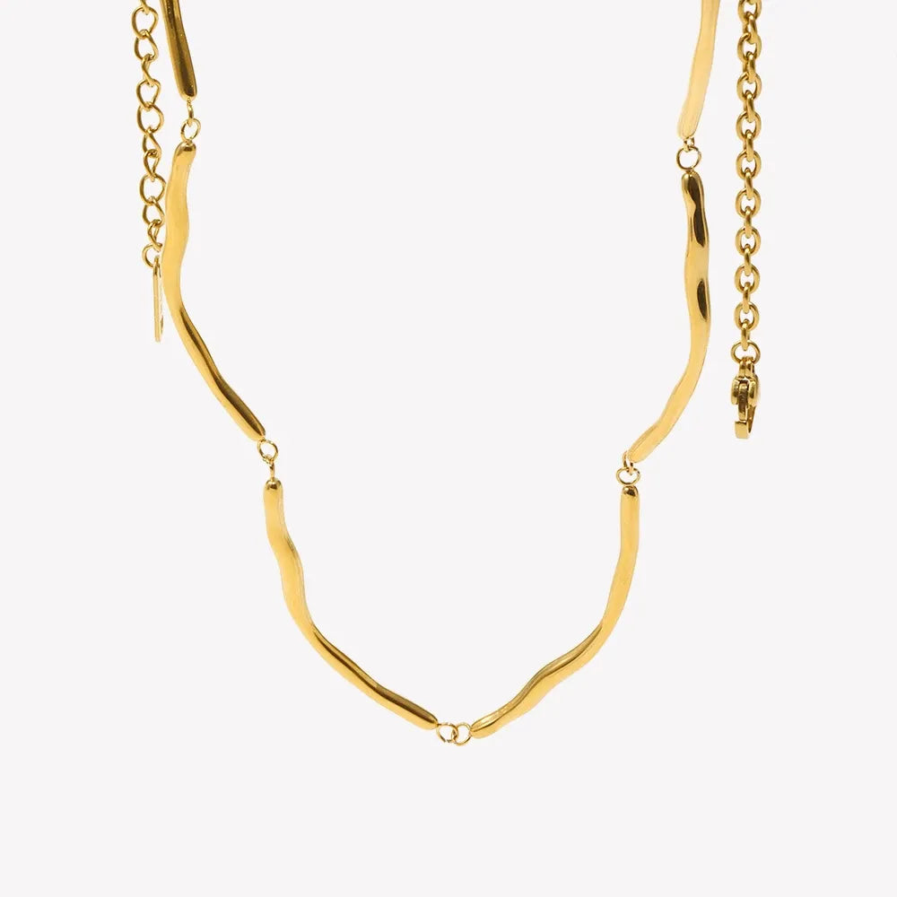 Colar Minimalista em Aço Inoxidável 316L E.B.belle