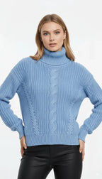 Blusão de Lã Trançado