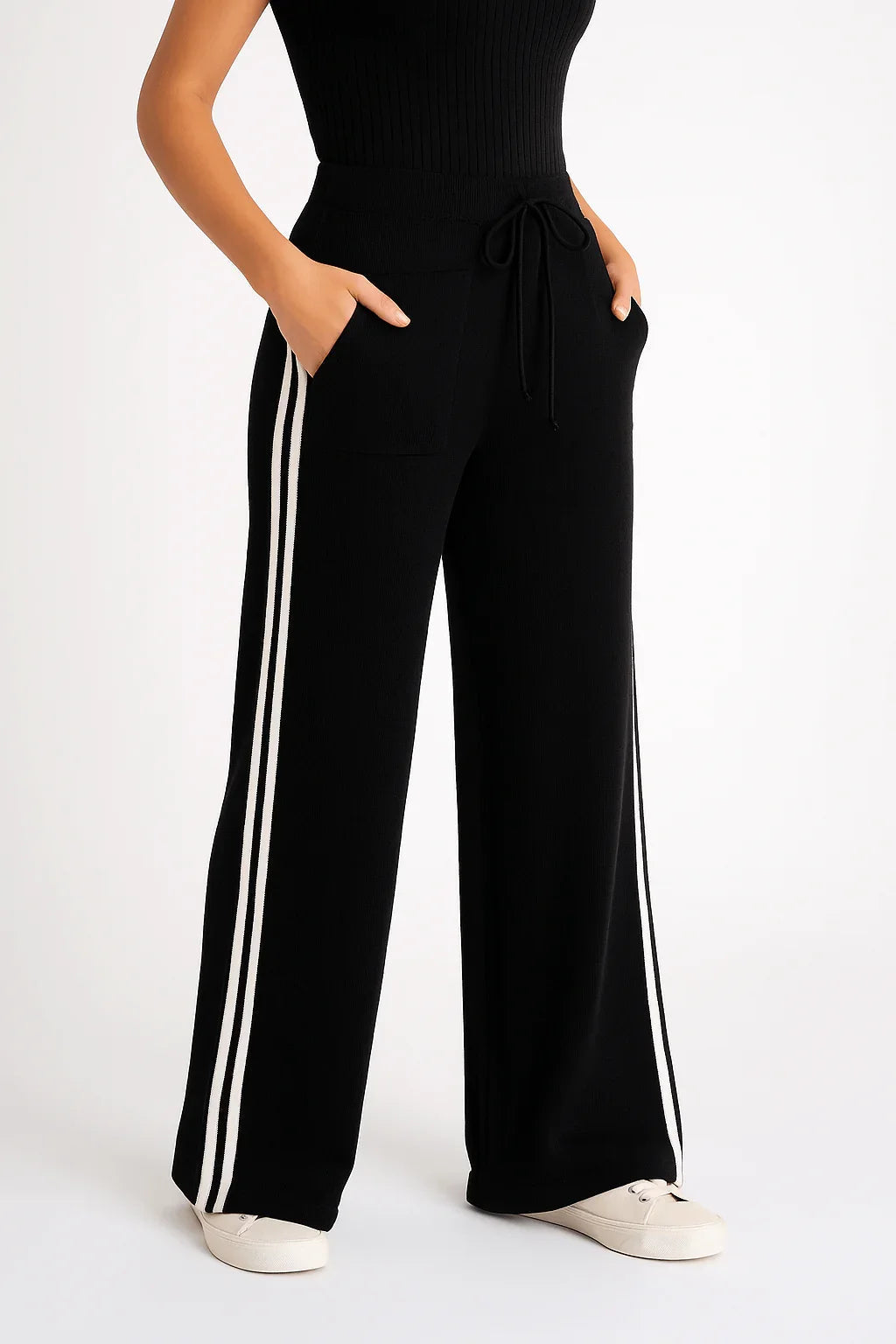 Calça Modal Listrada