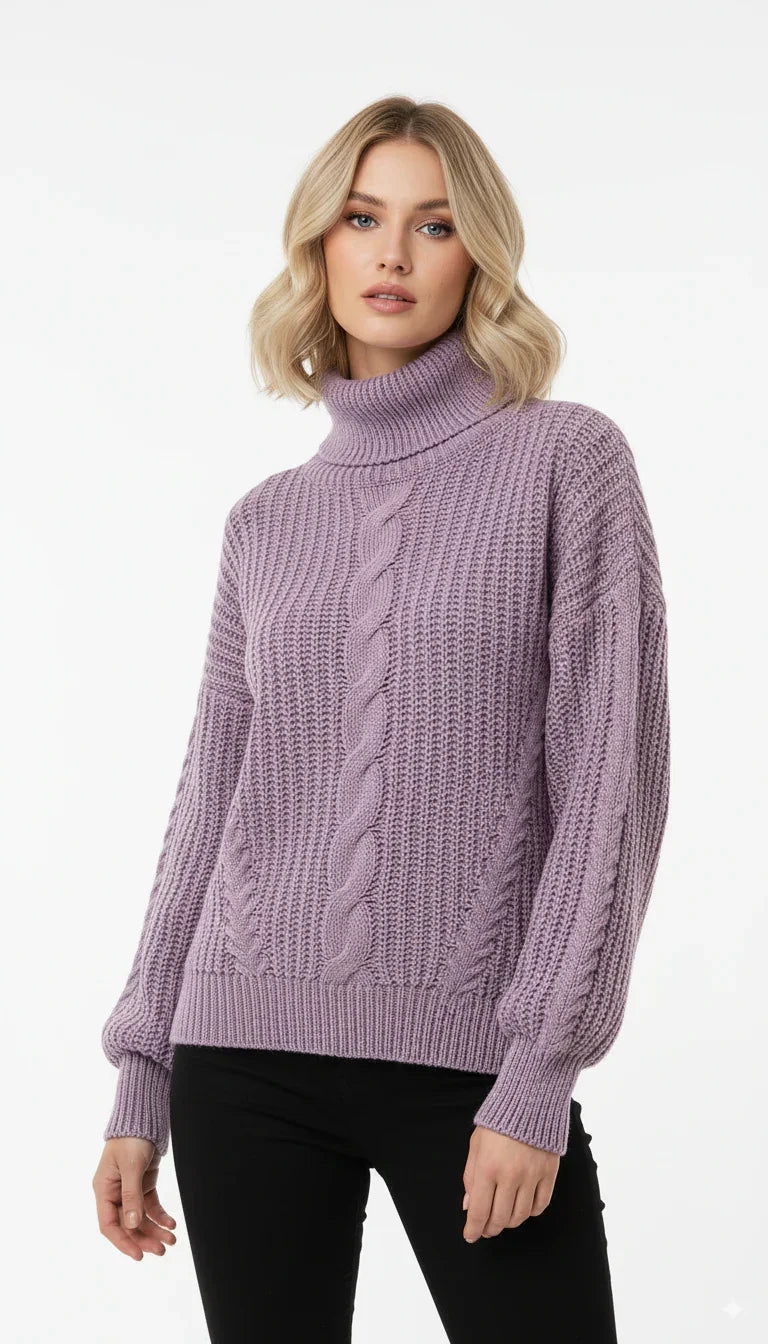 Blusão de Lã Trançado