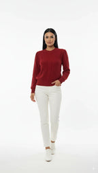 Blusa de Modal Detalhe Losango