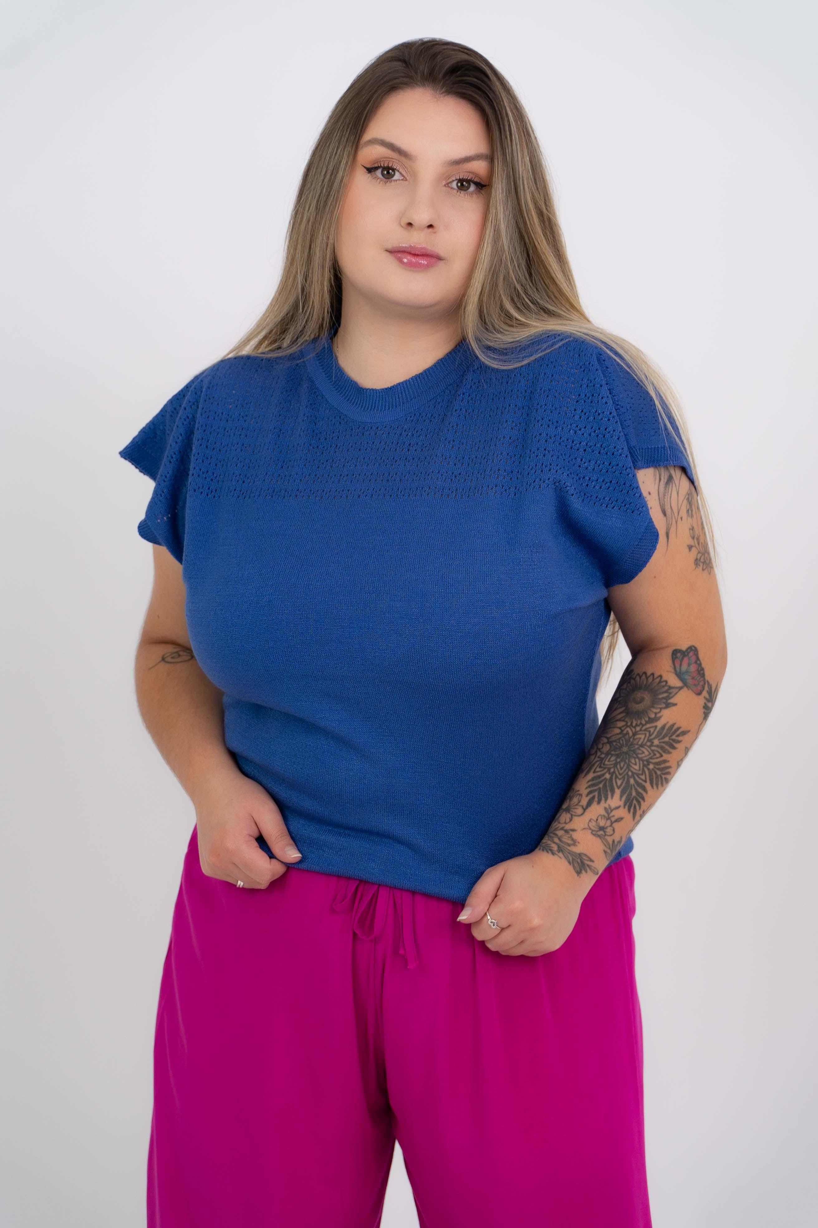 Blusinha Morcego Vazadinha