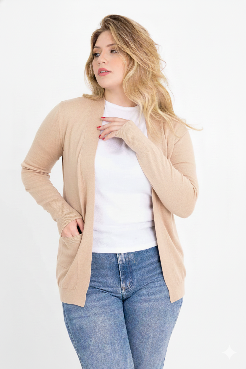 Cardigan Modal Básico