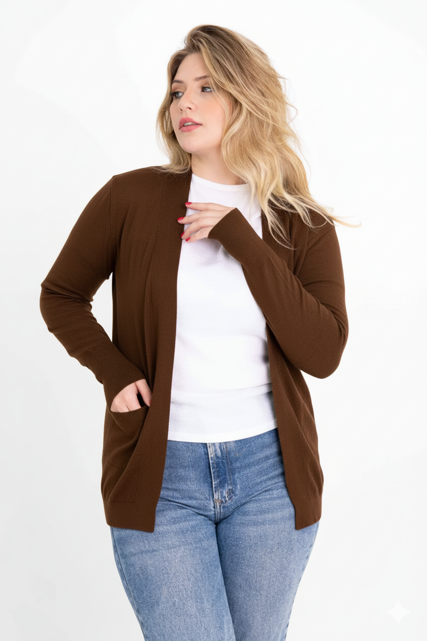 Cardigan Modal Básico