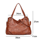 Bolsa de Couro Luxuosa com Grande Capacidade