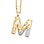 Colar Inicial Personalizado com Cristais FLOLA