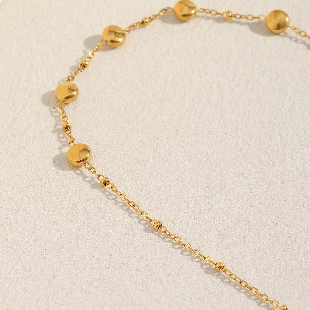 Colar Minimalista de Luxo com Zircão em Aço Inoxidável