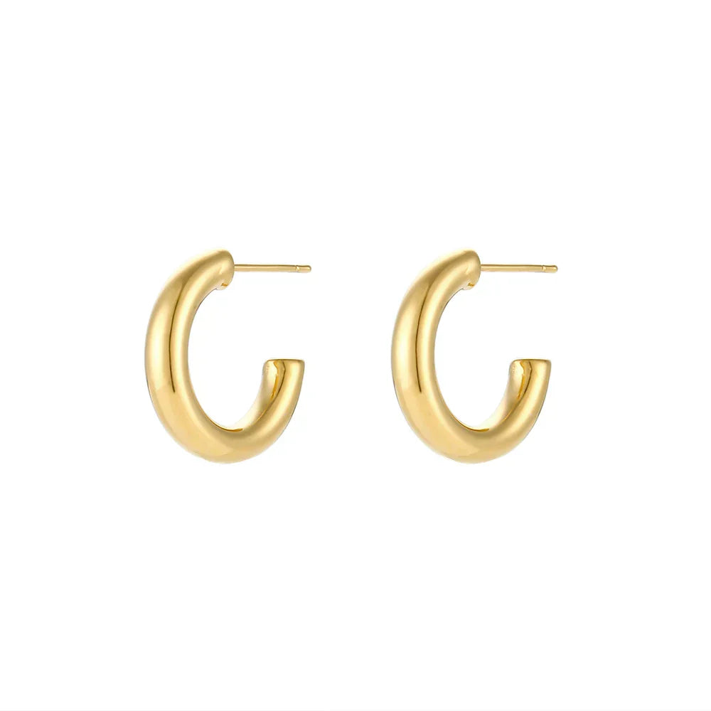 Brincos de Argola em Aço Inoxidável