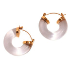 Brincos em Aço inoxidável Argola Tubo