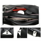 Bolsa Luxuosa Crossbody de Couro Plutônio