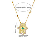 Conjunto de Joias Turquesa em Aço Inoxidável 316L