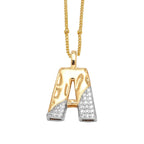 Colar Inicial Personalizado com Cristais FLOLA