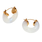 Brincos em Aço inoxidável Argola Tubo