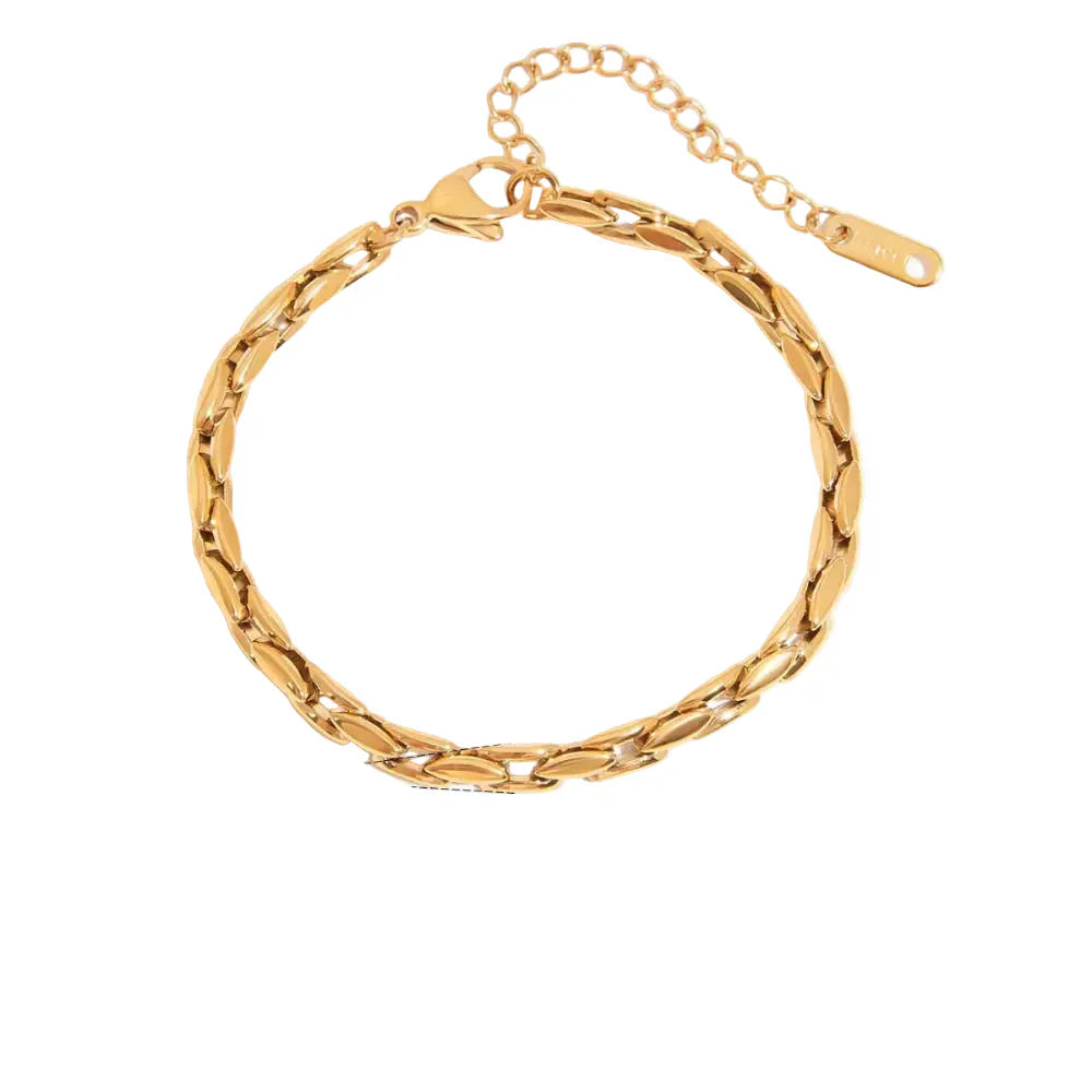 Pulseira Minimalista 18K Banhada a Ouro Uworld