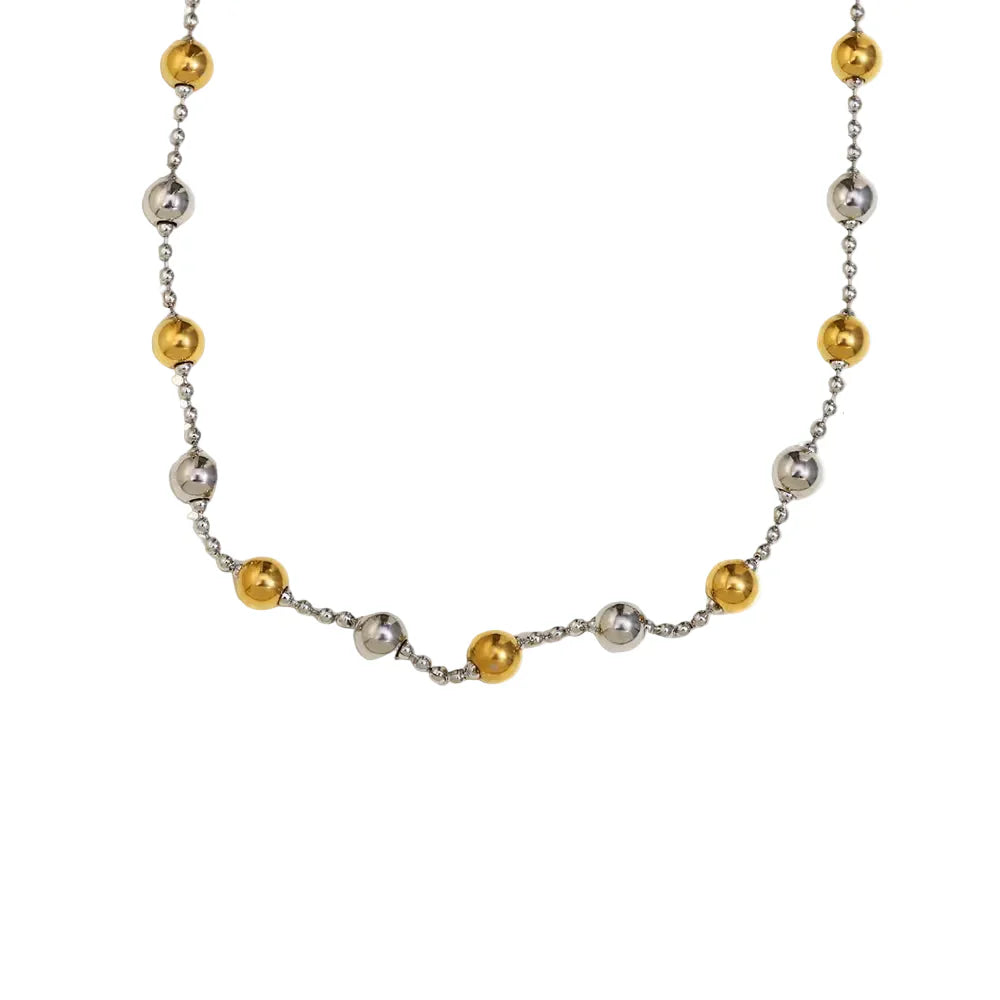 Colar Elegance Dual em Aço Inoxidável 18K