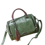 Bolsa Boston Elegance com Borla e Alça Removível