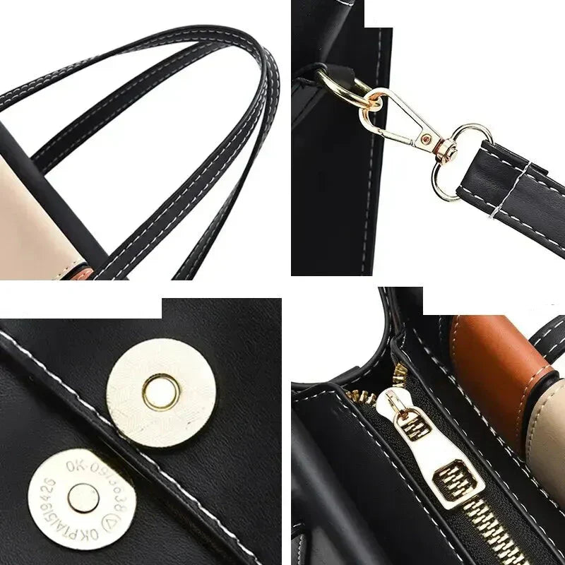 Bolsa de Retalhos Elegante com Alça Ajustável