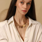 Colar Pingente Coração de Aço Inoxidável E.B.belle