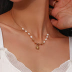 Colar em Aço Inoxidável com Pingente de Sol