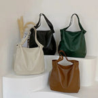 Bolsa de Couro Feminina - Alta Capacidade Retro