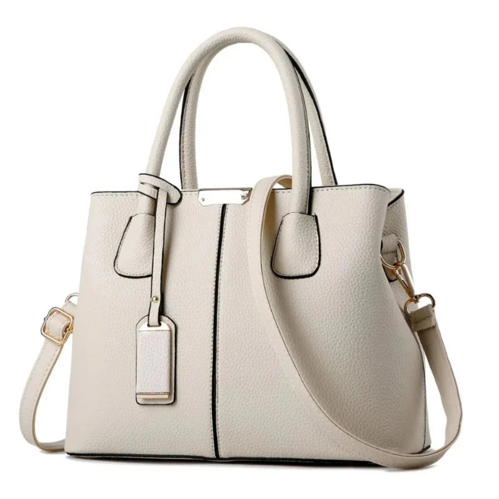 Elegante Bolsa de Couro Plutônio Feminina