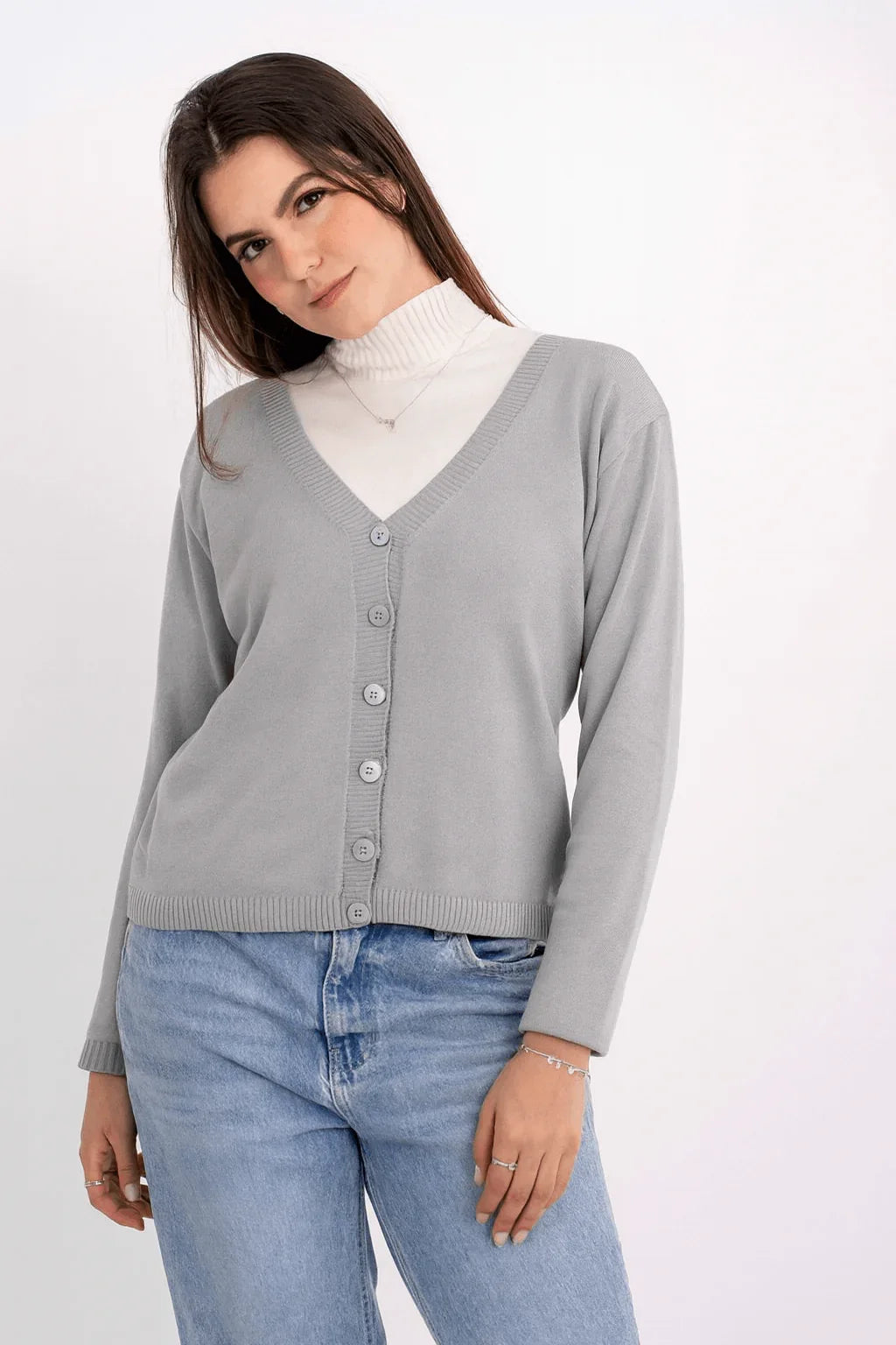 Casaco Básico Botões