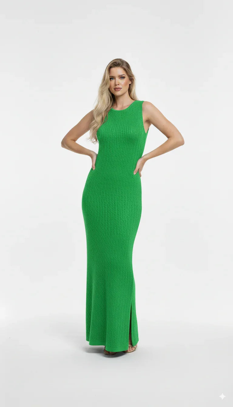 Vestido Decote V Modal