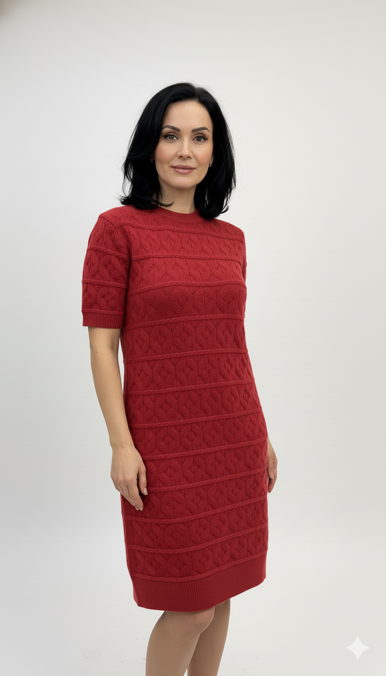 Vestido Trama Trançada