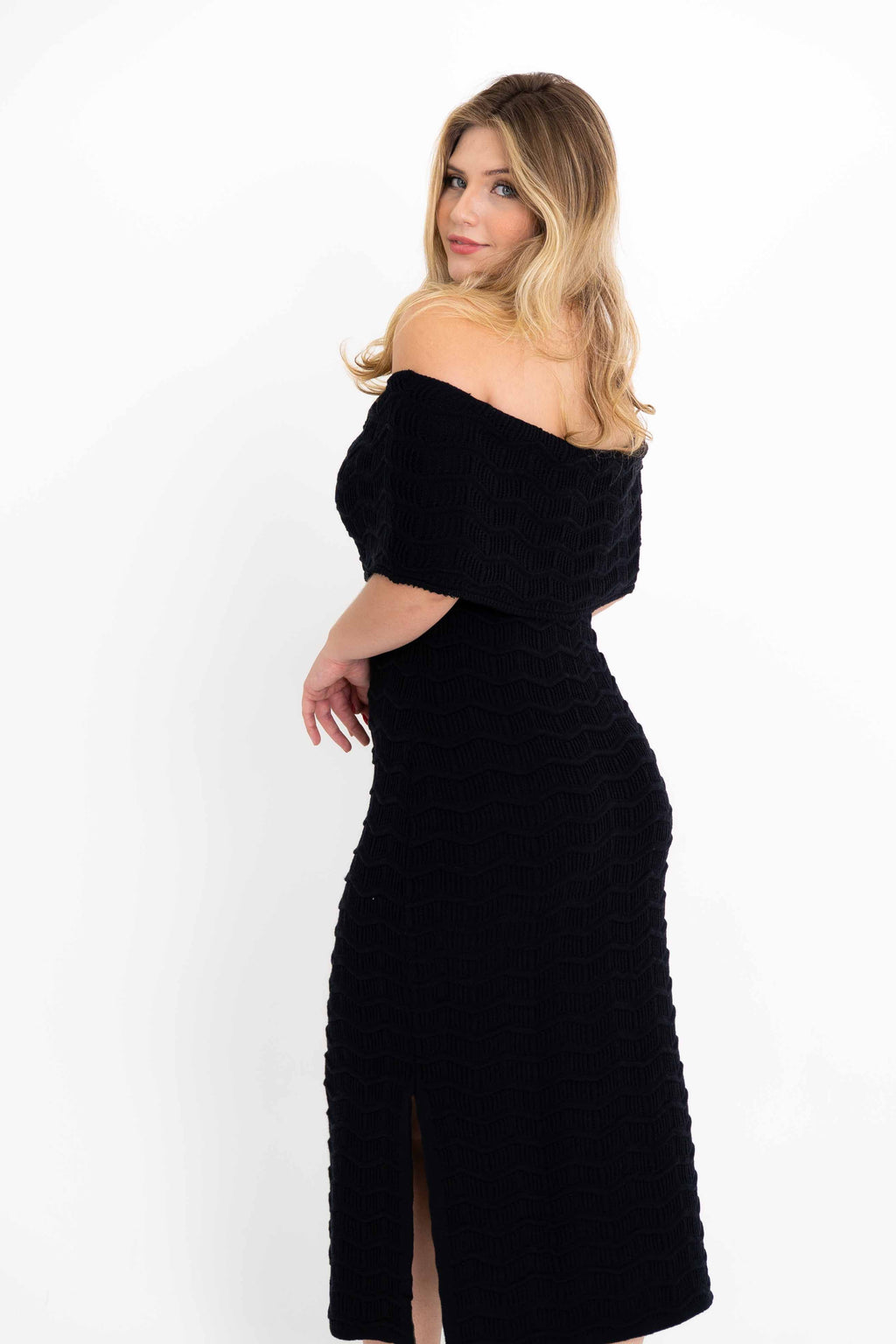 Vestido Ombro A Ombro Ondinhas