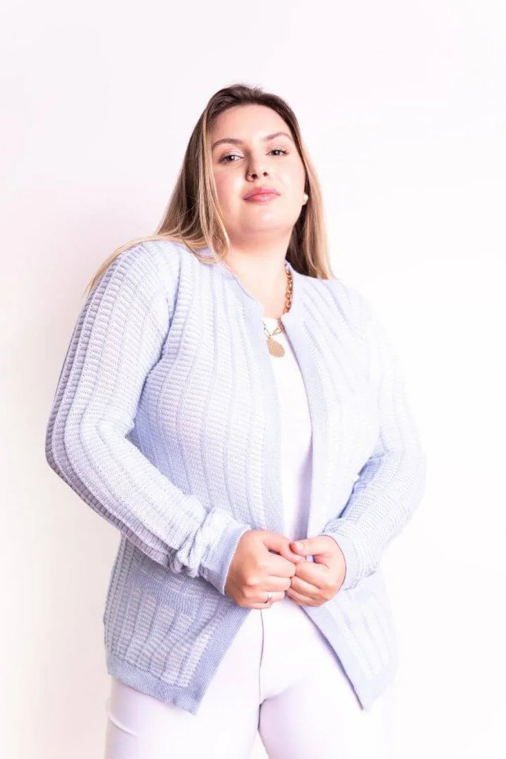 Casaco Detalhado Tijolinho