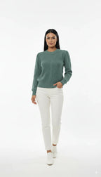 Blusa de Modal Detalhe Losango