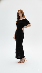 Vestido Ombro a Ombro Rendado