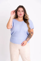 Blusinha Morcego Texturizada