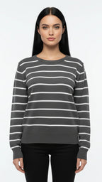 Blusinha Listrada de Modal