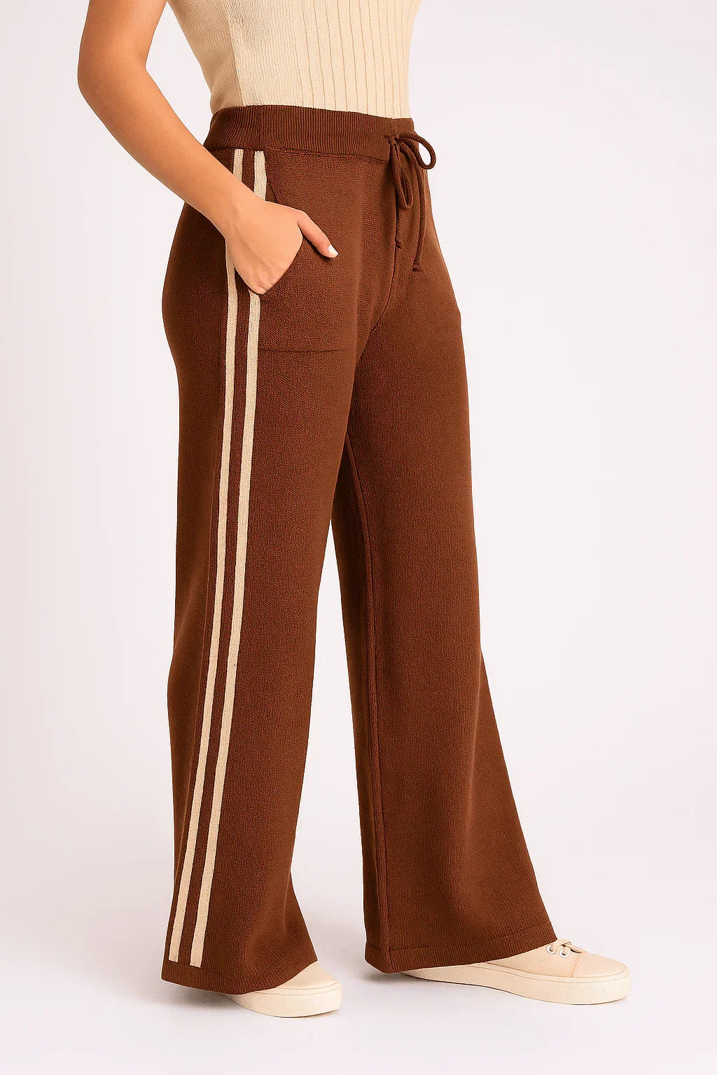 Calça Modal Listrada