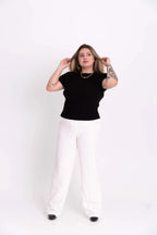 Blusinha Morcego Modal Trabalhada