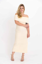 Vestido Ombro A Ombro Ondinhas