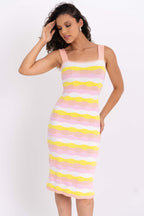 Vestido Modal Listrado