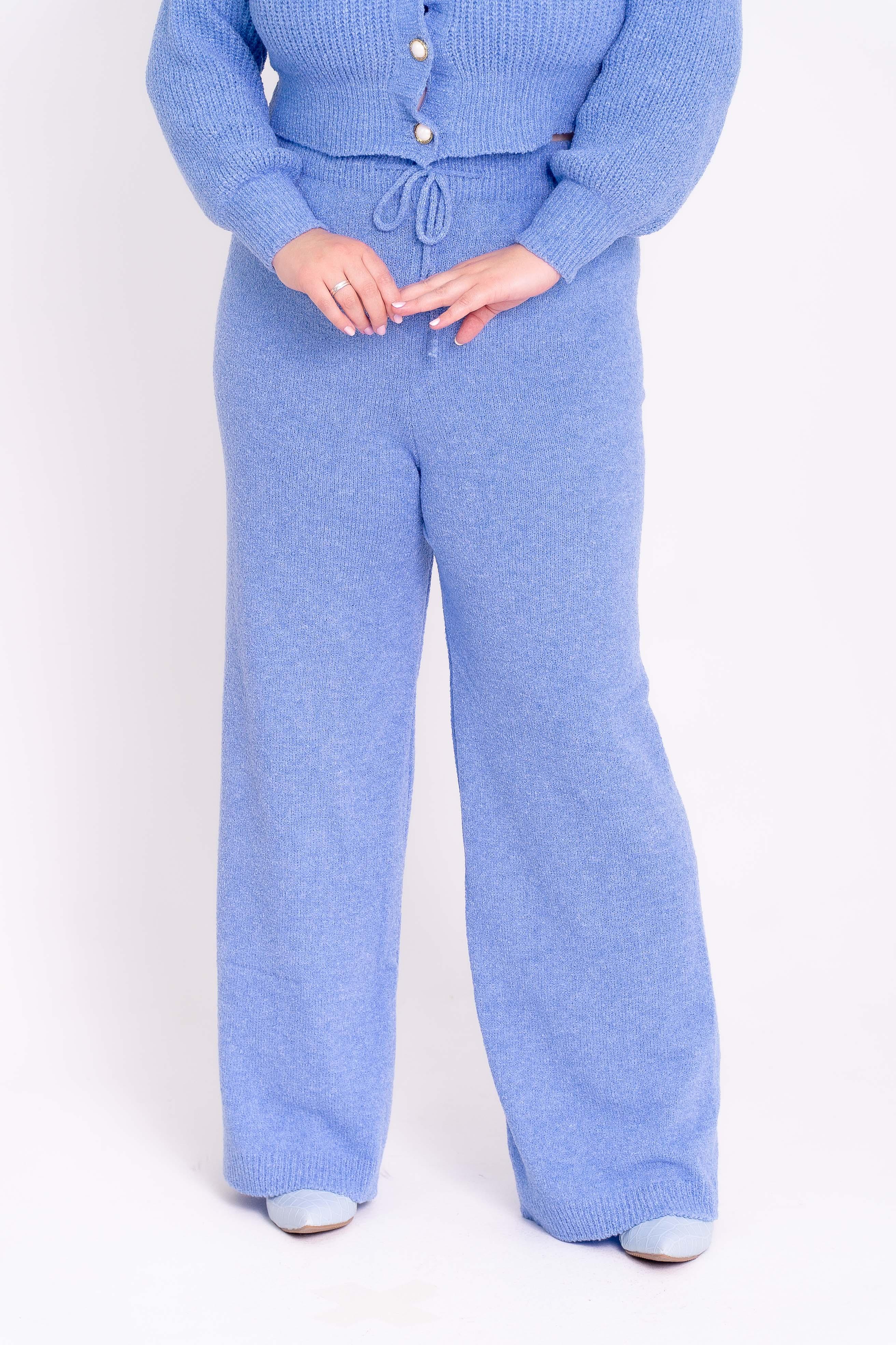 Calça Pantalona Lisa Mousse